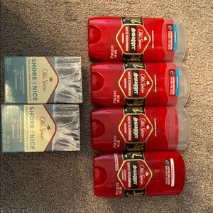 Old Spice Red Deodorant and Shoreline Soap Set